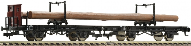 Timber transport cars<br /><a href='images/pictures/Fleischmann/225037.jpg' target='_blank'>Full size image</a>